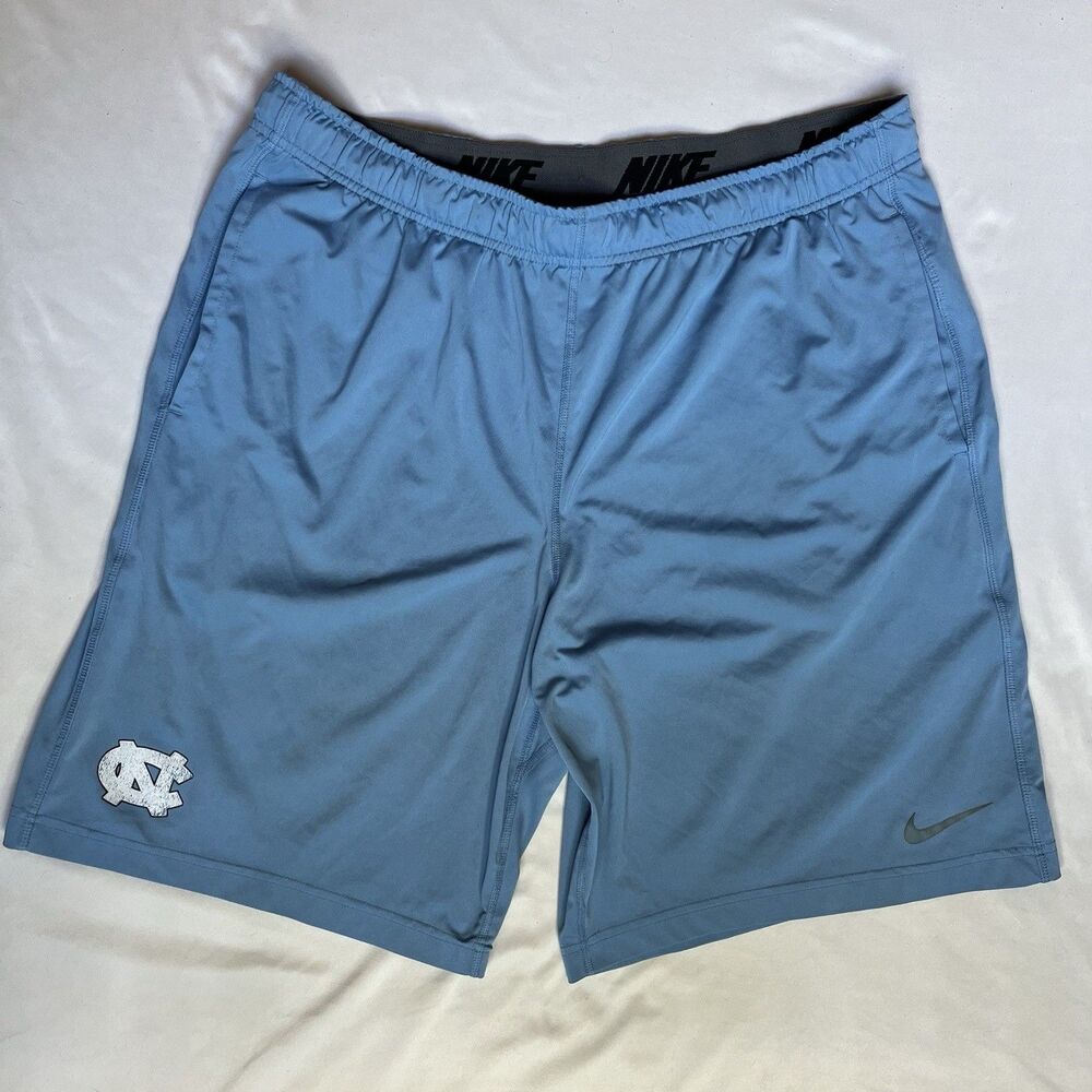 Nike Dri-Fit North Carolina Tar Heels Shorts Men's Large Blue NC